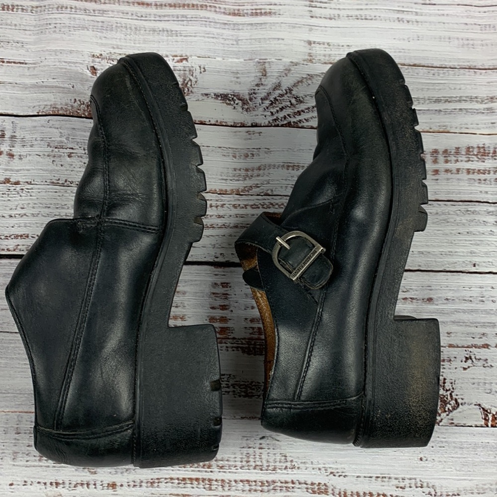 Harley Davidson short black ankle boots size 7 - Picture 6 of 11
